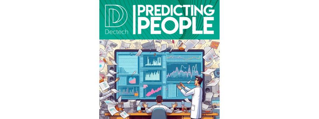 Title image for Dectech's Predicting People Podcast with researchers doing Data Science that has gone wrong